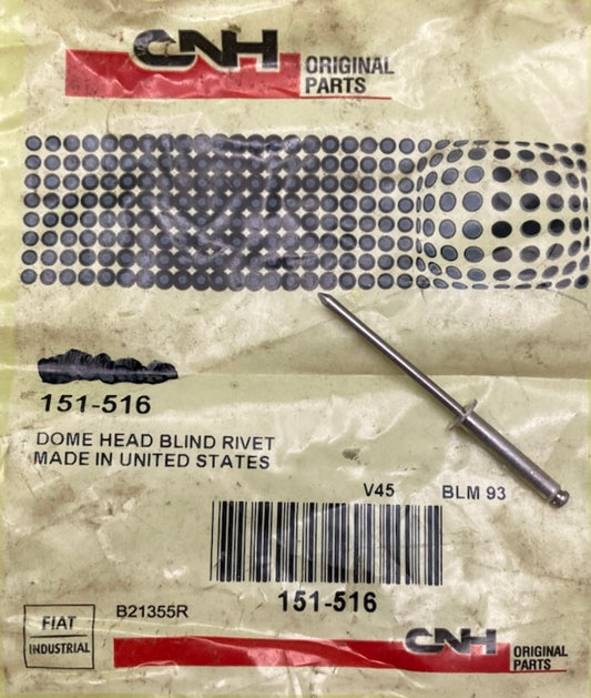 CNH 151-516 Dome Head Blind Rivet 1/8 X .775IN AL/AL-1 New Genuine