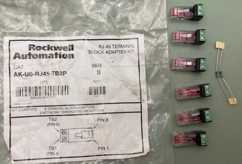 Rockwell Automation AK-U0-RJ45-TB2P Terminal Block Kit New Genuine