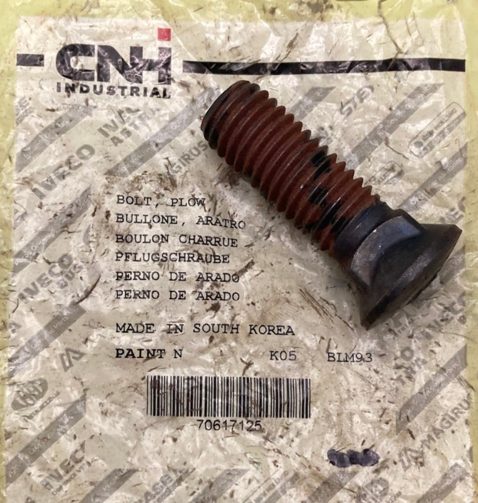 CNH Industrial 70617125 Screw/Bolt Plow New Genuine