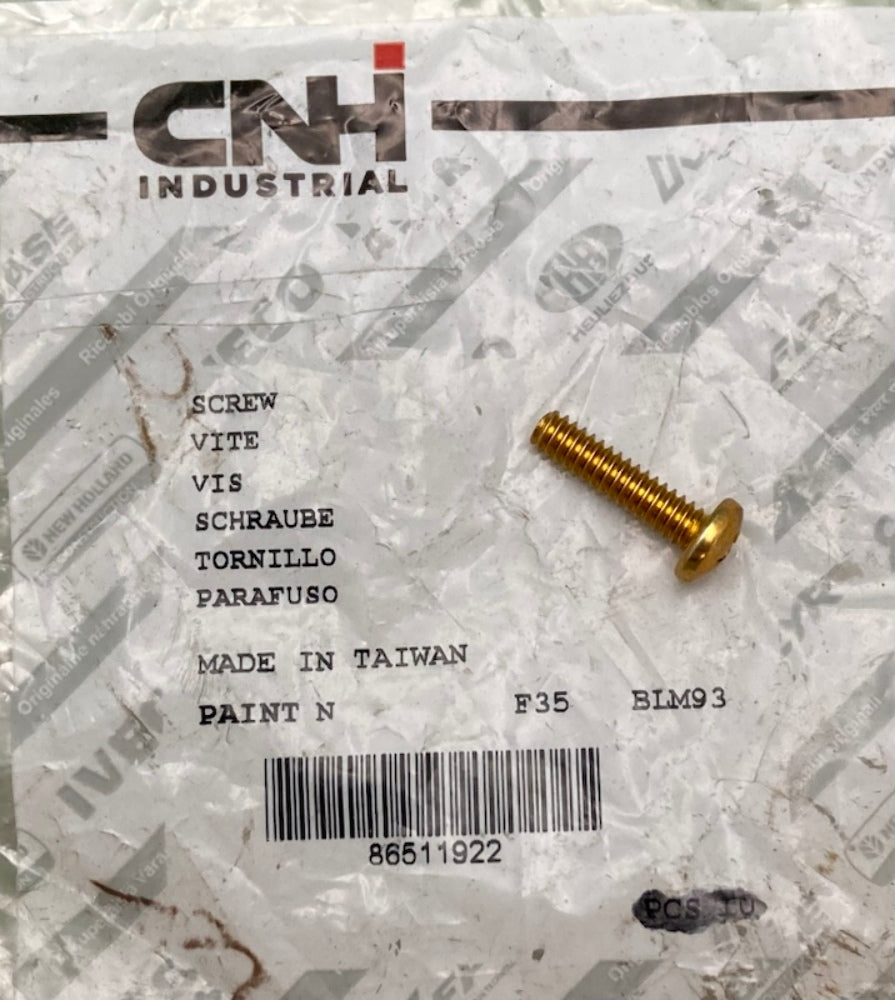 CNH Industrial 86511922 Screw New Genuine