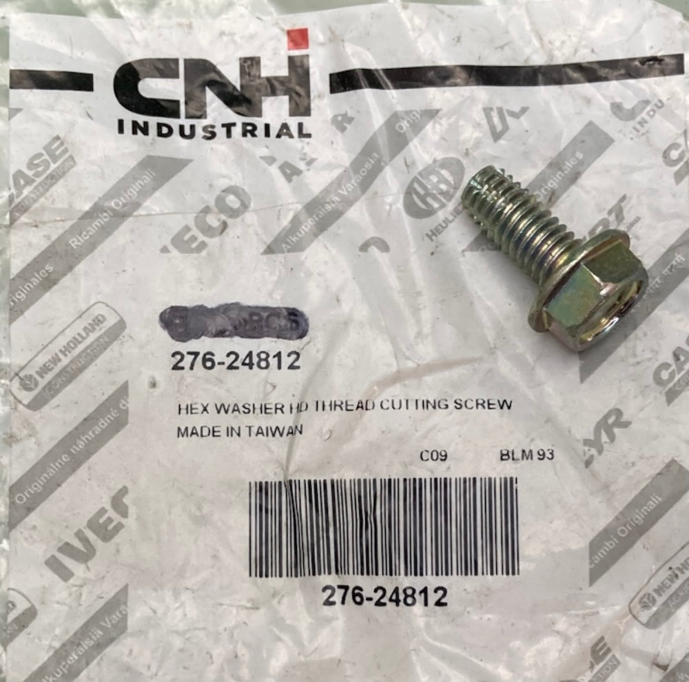 CNH Industrial 276-24812 Hex Washer HD Thread Cutting Screw New Genuine