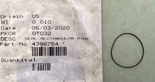 Cummins 4386754 Seal Ring / Washer - Rectangular New Genuine