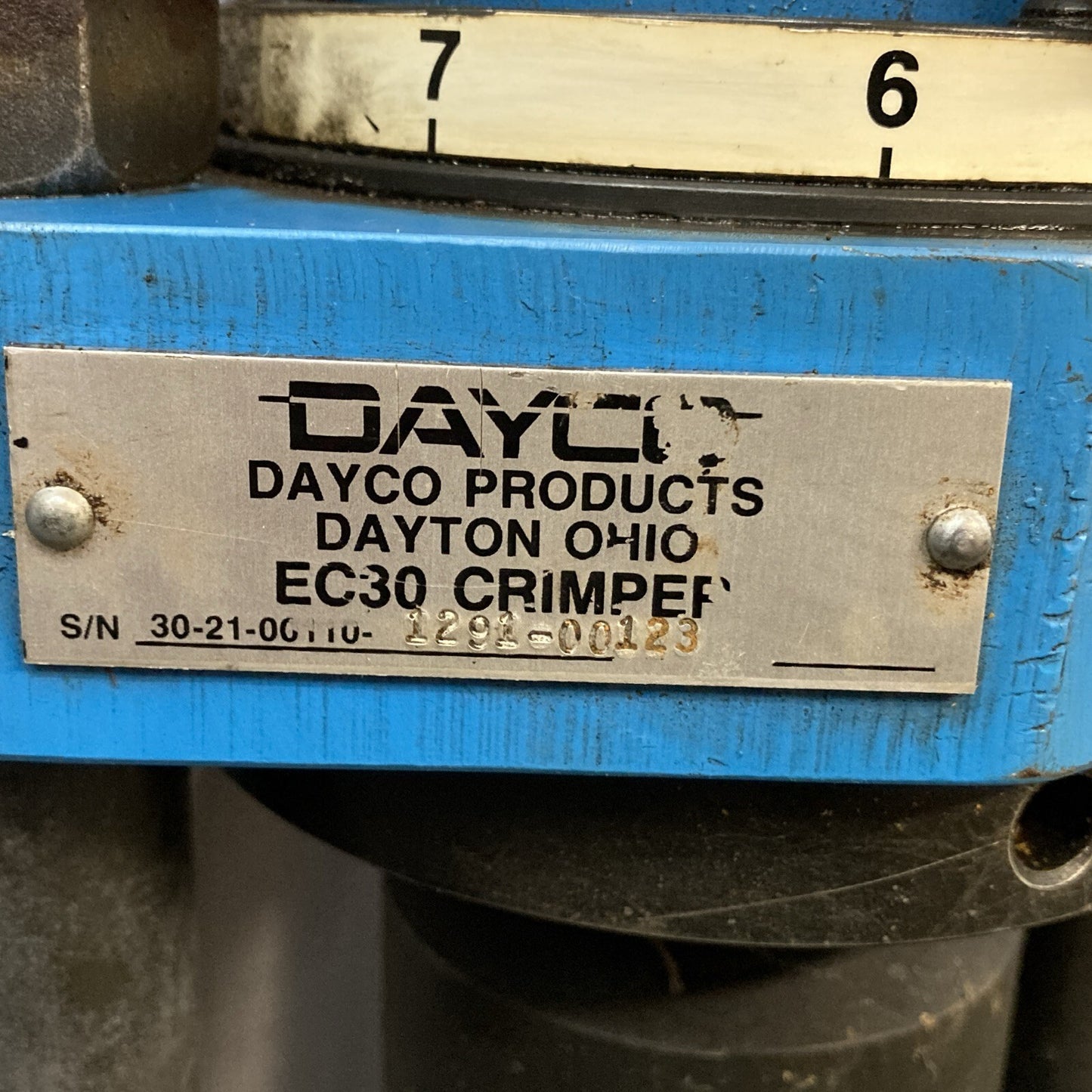 Genuine Dayco EC-30 Hydraulic Crimper