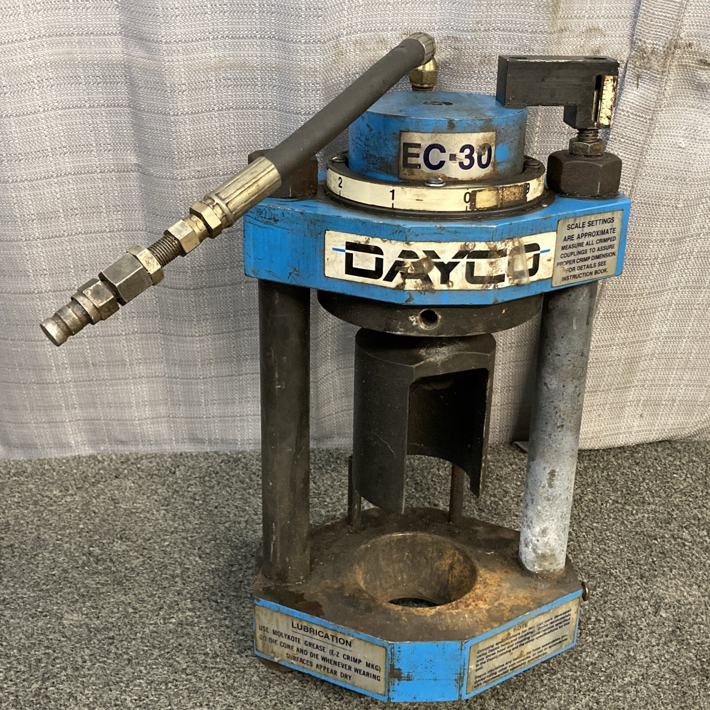 Genuine Dayco EC-30 Hydraulic Crimper