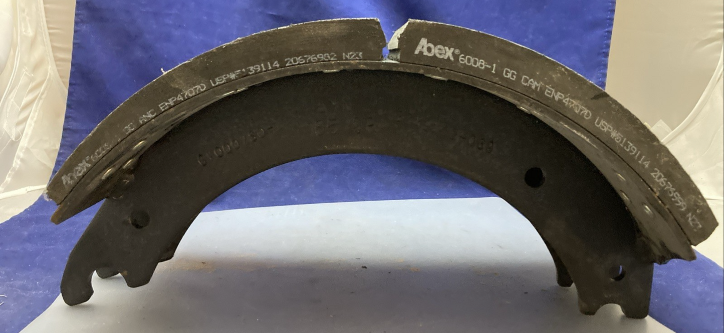 New Genuine Abex 4707QPEN Relined Brake Shoe