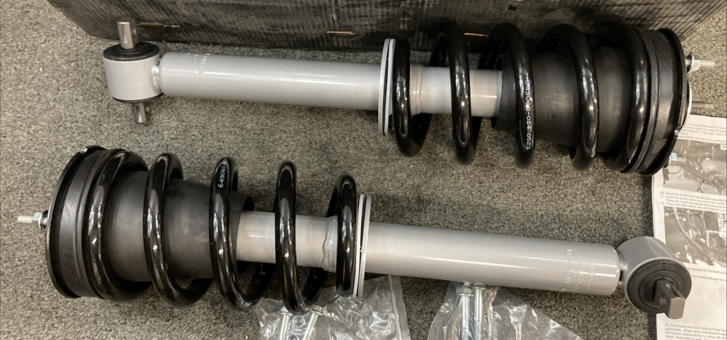 New Genuine Rough Country 501034 5" Lifted N3 Struts for 14-18 Chevy/GMC 1500