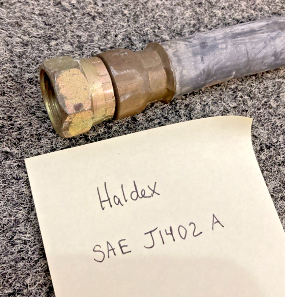 New Replaces Haldex SAE J1402 A DOT GY Air Brake 10mm 3/8"