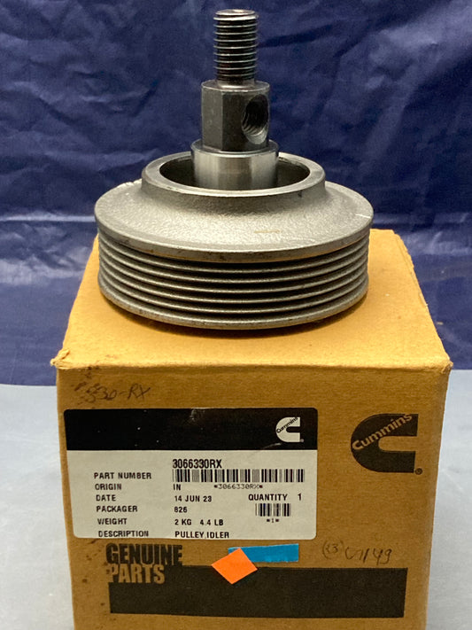 New Genuine Cummins 3066330RX Water Pump Idler Pulley