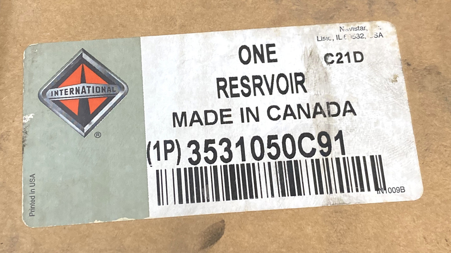 New Genuine International 3531050C91 Power Steering Pump Reservoir