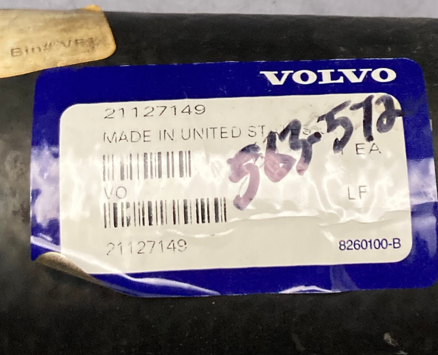 New Genuine Volvo 21127149 Coolant Hose