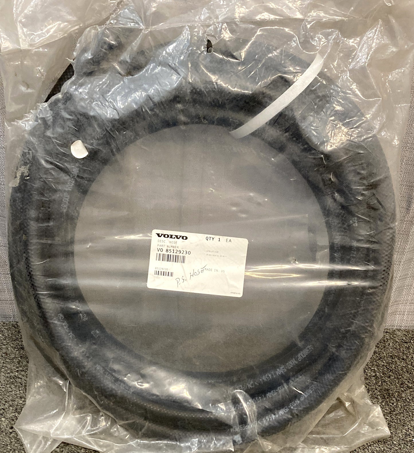 New Genuine Volvo 85129230 Power Steering Hose