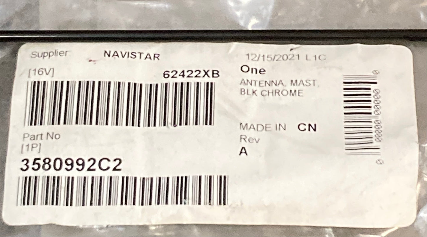 New Genuine Navistar 3580992C2 Antenna Mast 785mm Long
