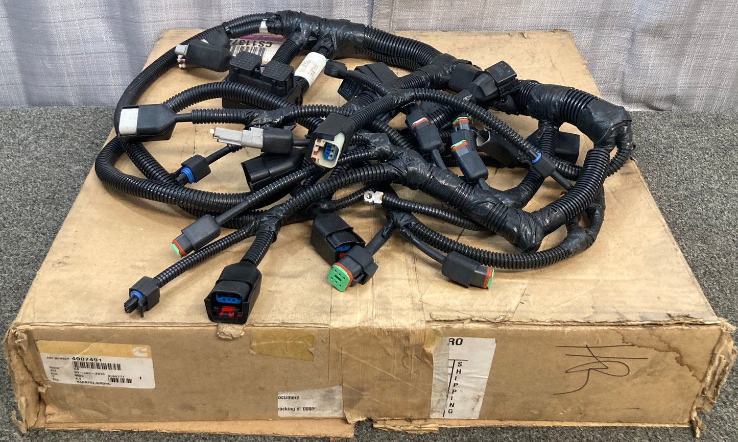 New Genuine Cummins 4907491 Engine Wiring Harness