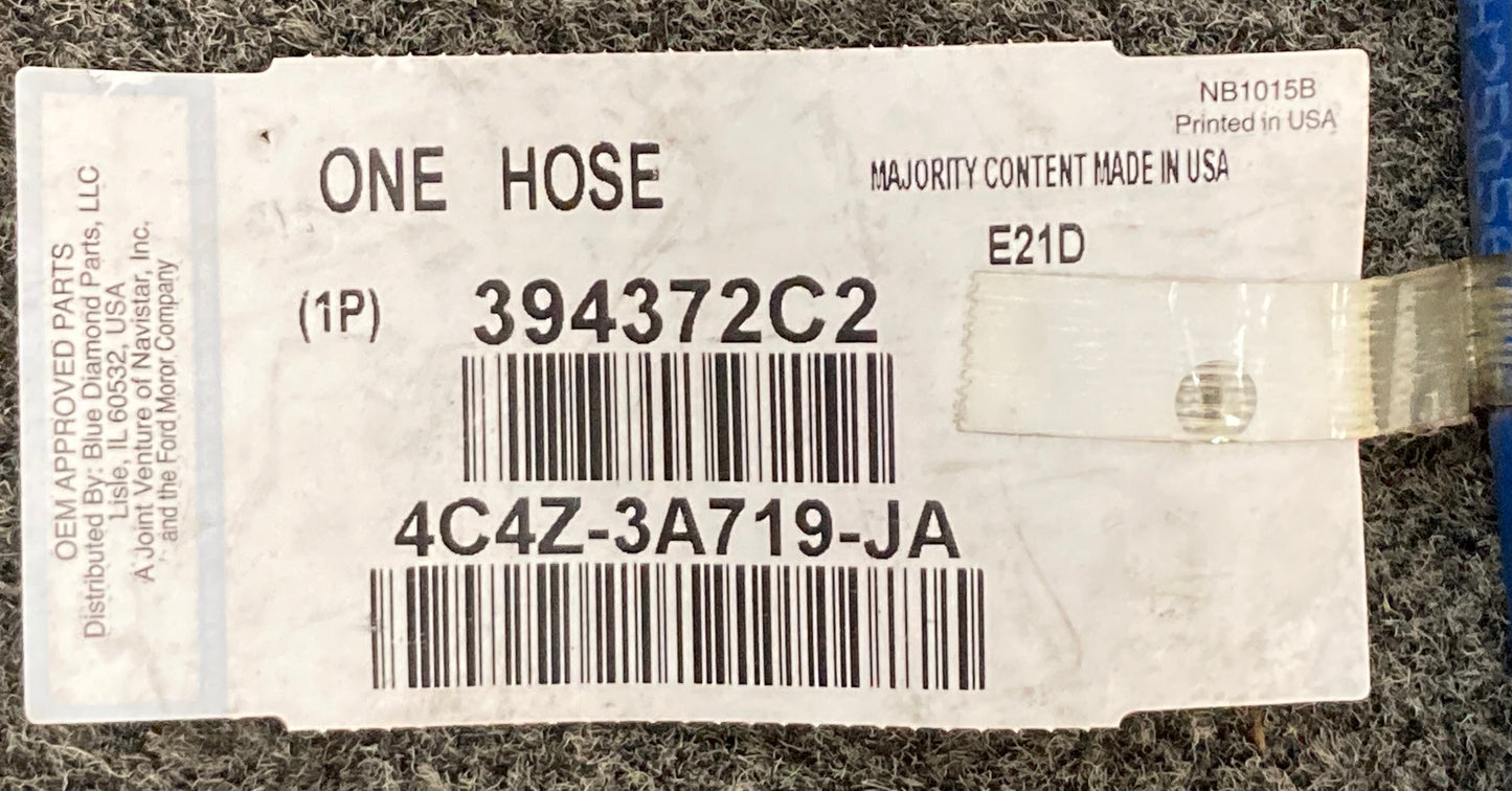 New Genuine International 394372C2 Power Steering Hose