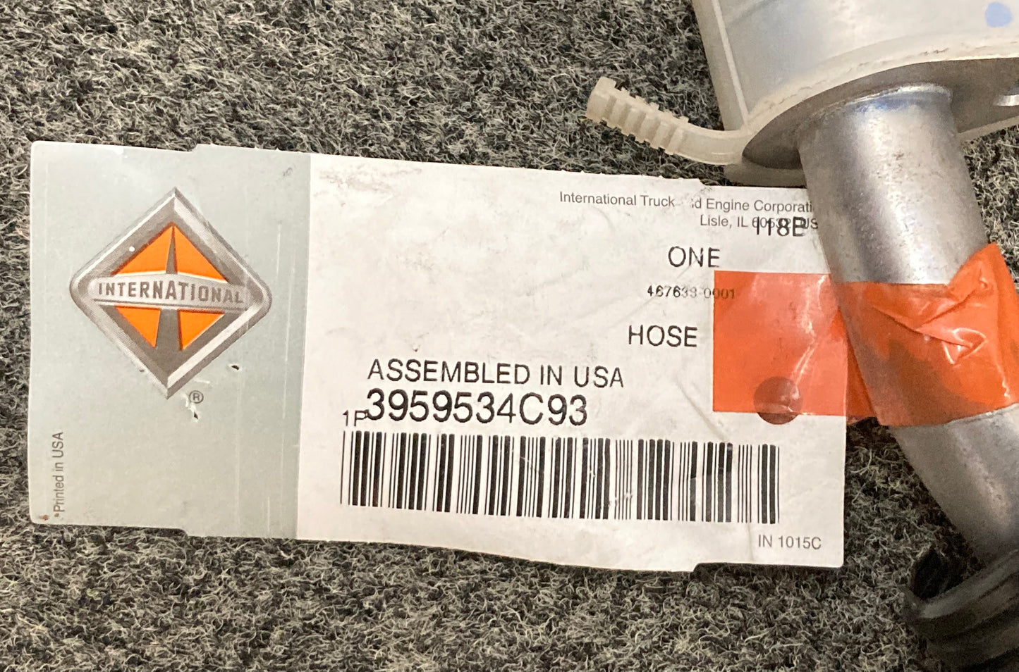 New Genuine International 3959534C93 Hose, A/C, Evap to Comp-Sleep