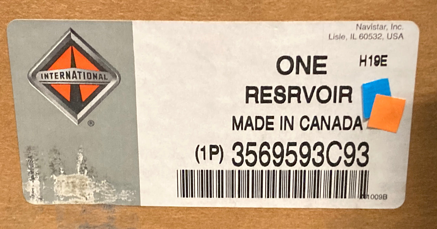 New Genuine International 3569593C93 Power Steering Pump Reservoir 1.5 Liter