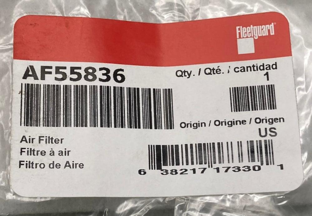 New Genuine Fleetguard AF55836 Air Filter