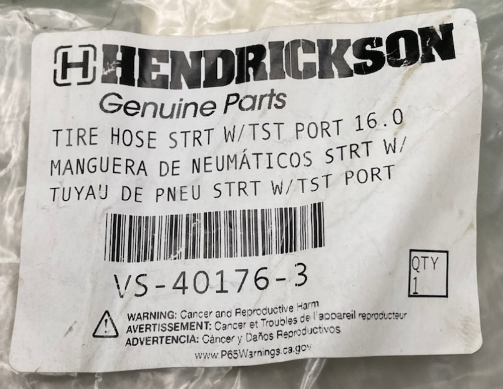 New Genuine Hendrickson VS-40176-3 Tire Hose STRT W/ST PORT 16.0