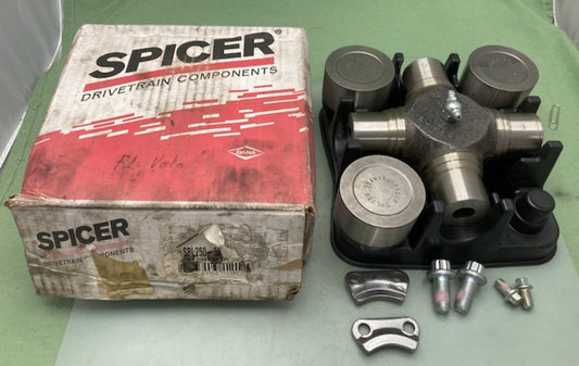 Spicer SPL250-3X Universal Joint; Greaseable New Genuine missing cap