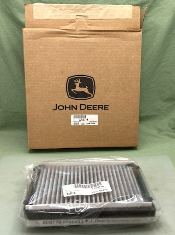 John Deere L209778 Cab Air Filter New Genuine