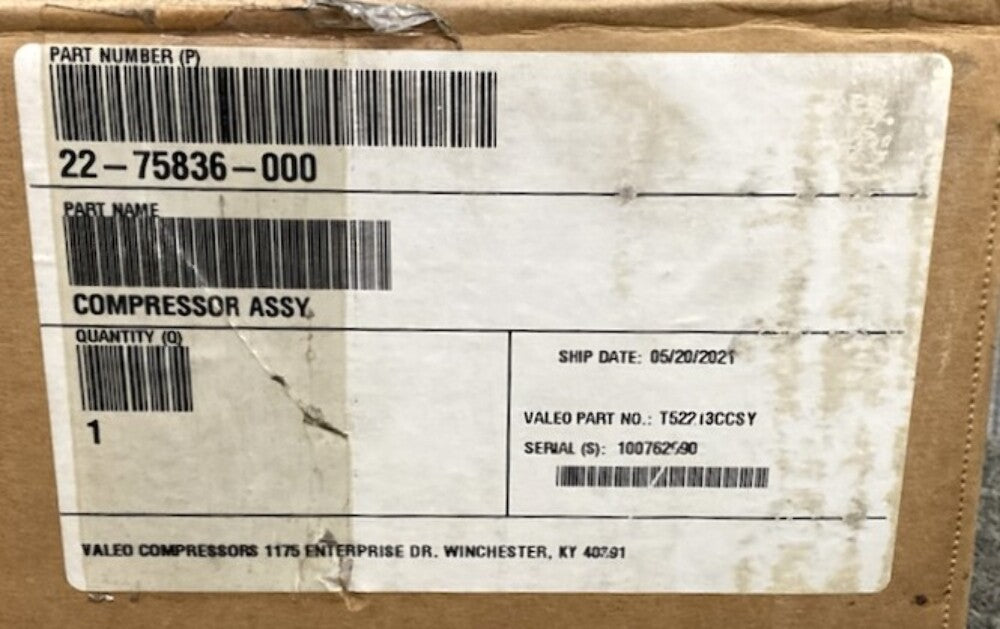 Freightliner 22-75836-000 Compressor New Genuine