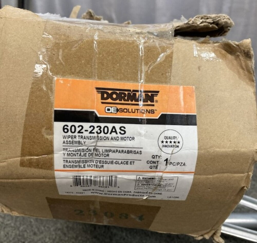 Dorman 602-230AS Windshield Wiper Motor and Transmission Assy New Genuine