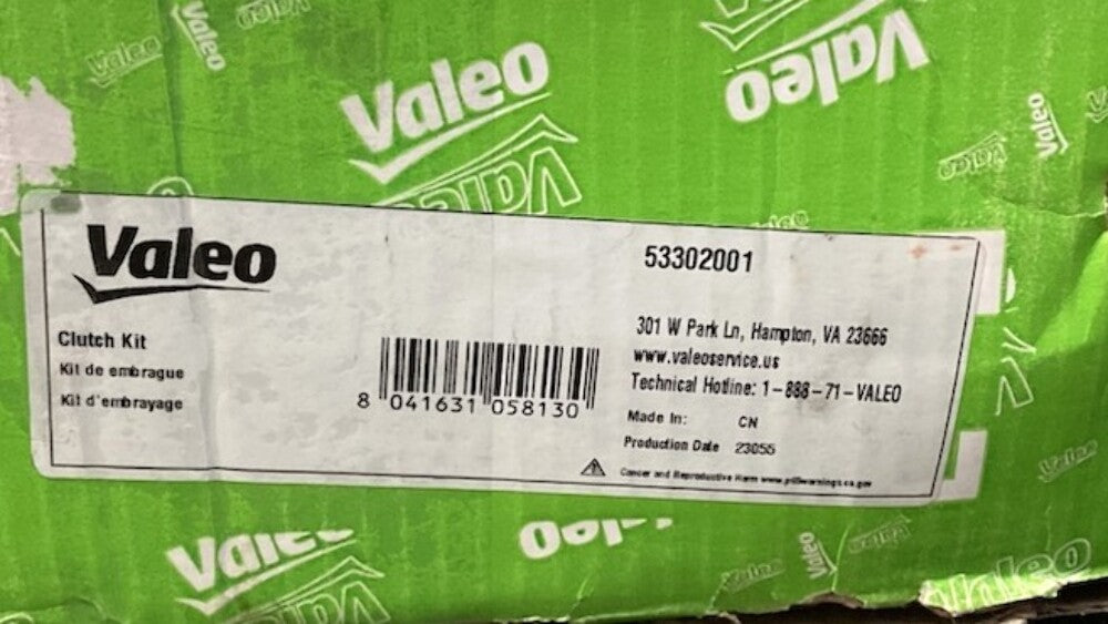 Valeo 53302001 Clutch Kit New Genuine