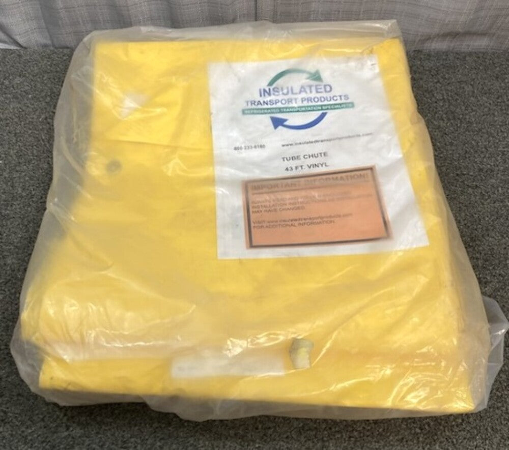 Insulated Transport Products Tube Chute 43 Ft Vinyl New Genuine