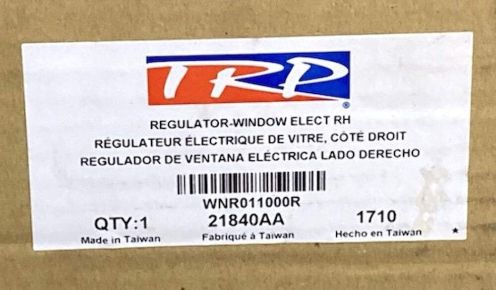 TRP WNR011000R Window Regulator New Genuine