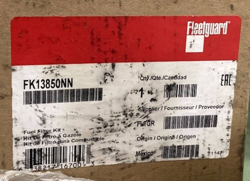 Fleetguard FK13850NN Fuel Filter Kit New Genuine