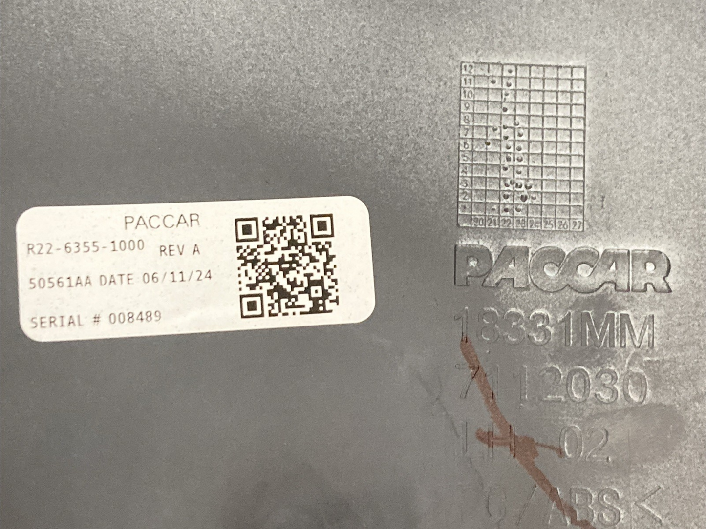 New Genuine Paccar R22-6355-1000 Housing Mirror Aero Lh Peterbilt