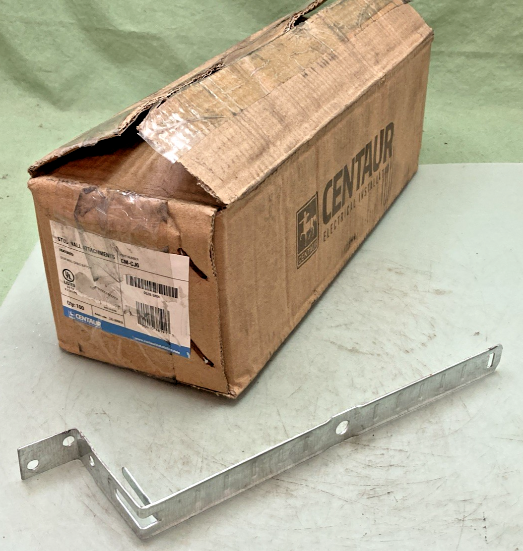 Pk 100 New Genuine Centaur CM-CJ6 Wall Stud Cable Support