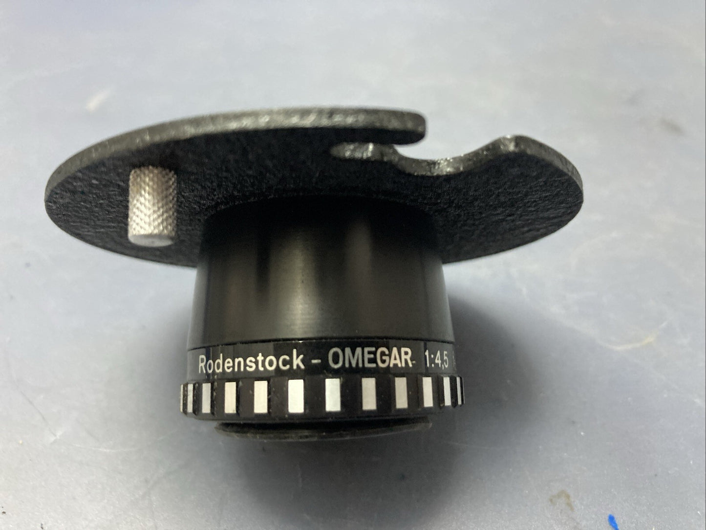 Simmon Omega 75mm f4.5 Rodenstock-Omegar Enlarging Lens / Holder/Retaining Ring