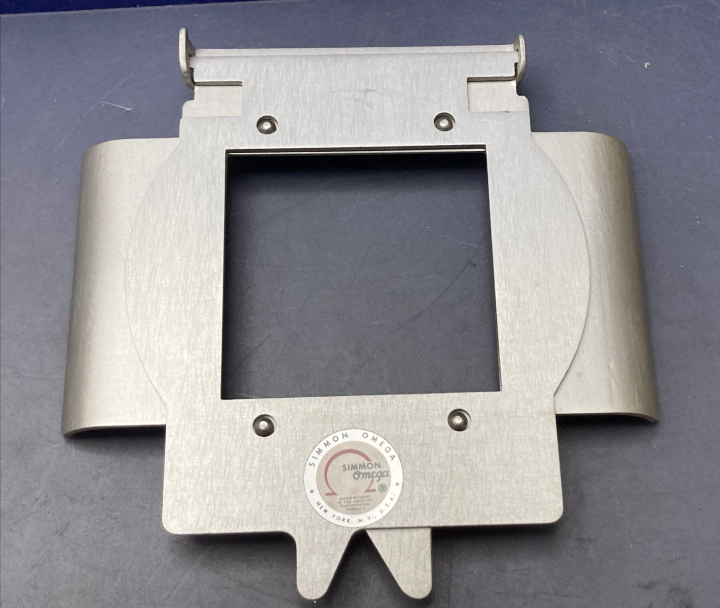 GENUINE SIMMONS OMEGA 423-107 2 1/4 x 2 1/4 Glassless Film Holder