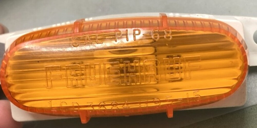 Fruehauf LCD 3684 1195-15 Amber Side Marker Light Set SAE-PIP-68 PM 95 New Gen.