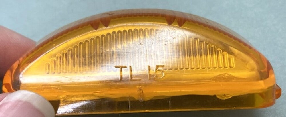 Qty 2 Truck-Lite TL15 Amber Lamp Genuine