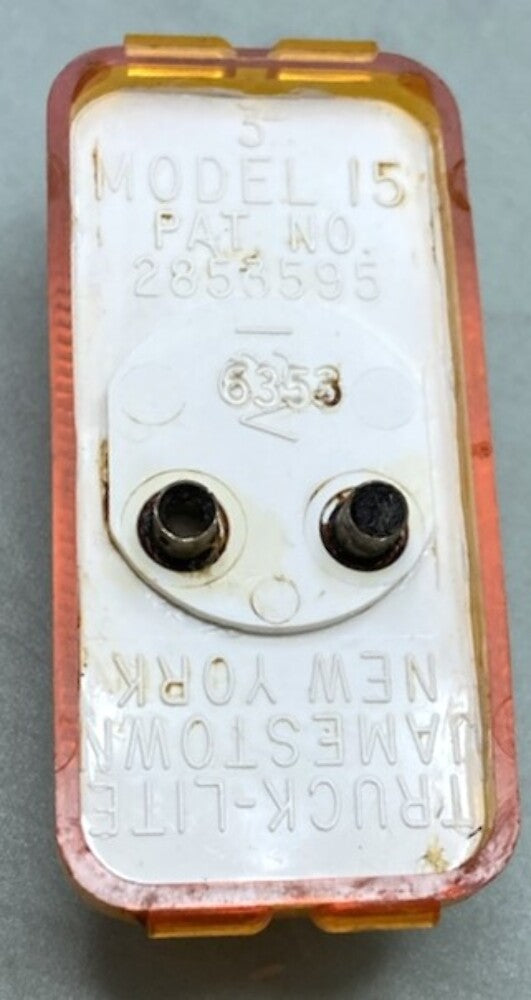Qty 2 Truck-Lite TL15 Amber Lamp Genuine