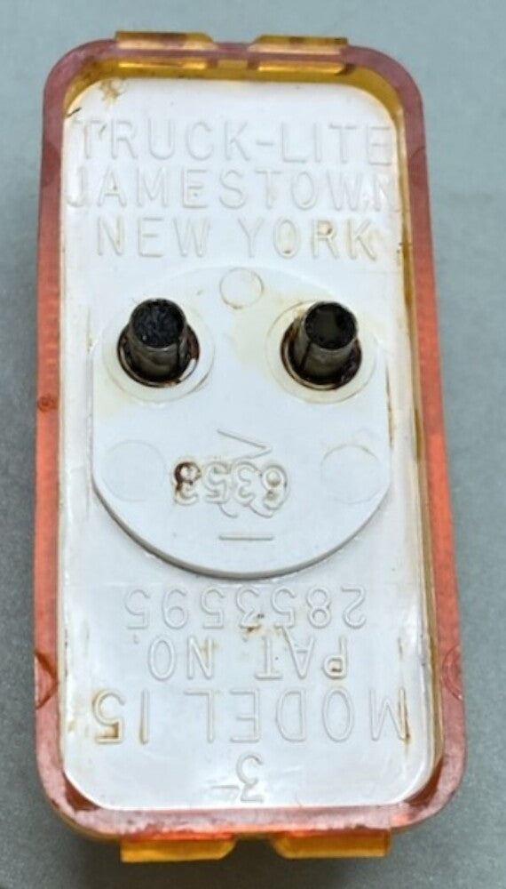 Qty 2 Truck-Lite TL15 Amber Lamp Genuine