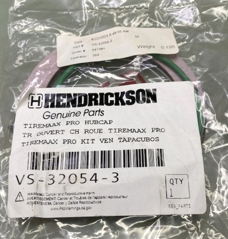 Hendrickson VS-32054-3 Tire Inflation System Hubcap New Genuine