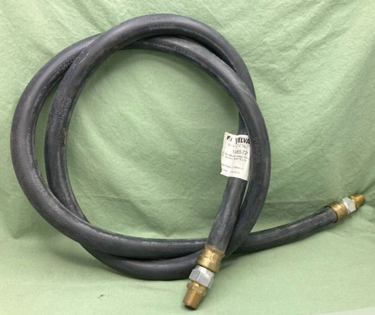 Velvac 148572 Air Brake Hose 72" 3/8" Swivel Both Ends New Genuine
