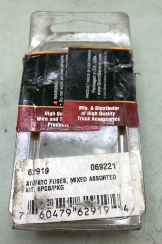 Grand General 62919 ATO/ATC Blade Fuse Kit New Genuine Incomplete Kit