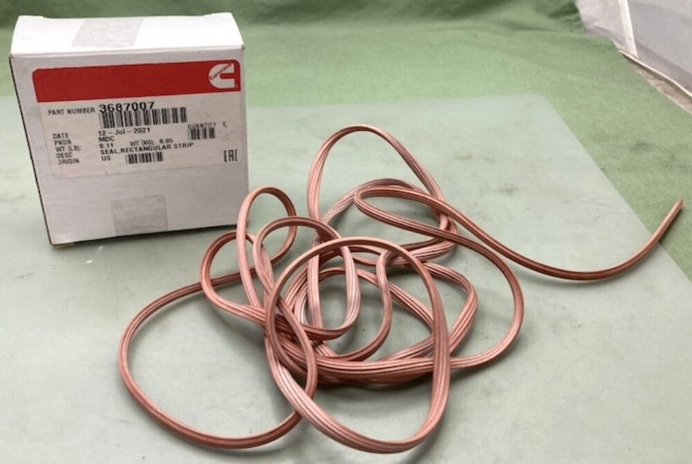 Cummins 3687007 Rectangular Strip Seal New Genuine