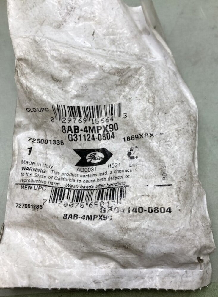 Gates G31124-0804 Air Brake to Male Pipe Swivel New Genuine