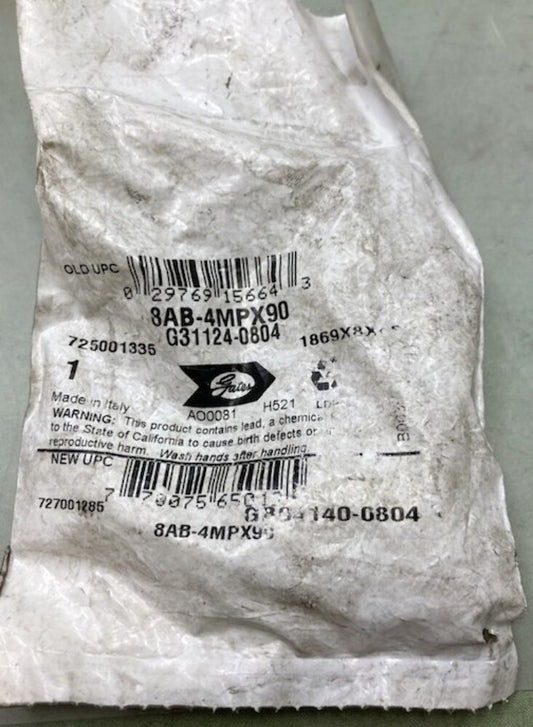 Gates G31124-0804 Air Brake to Male Pipe Swivel New Genuine