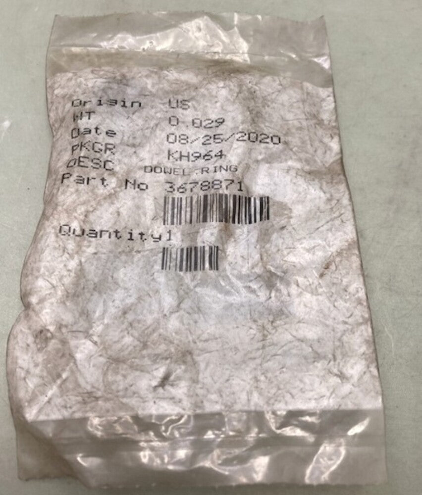 Cummins 3678871 Dowel Ring New Genuine