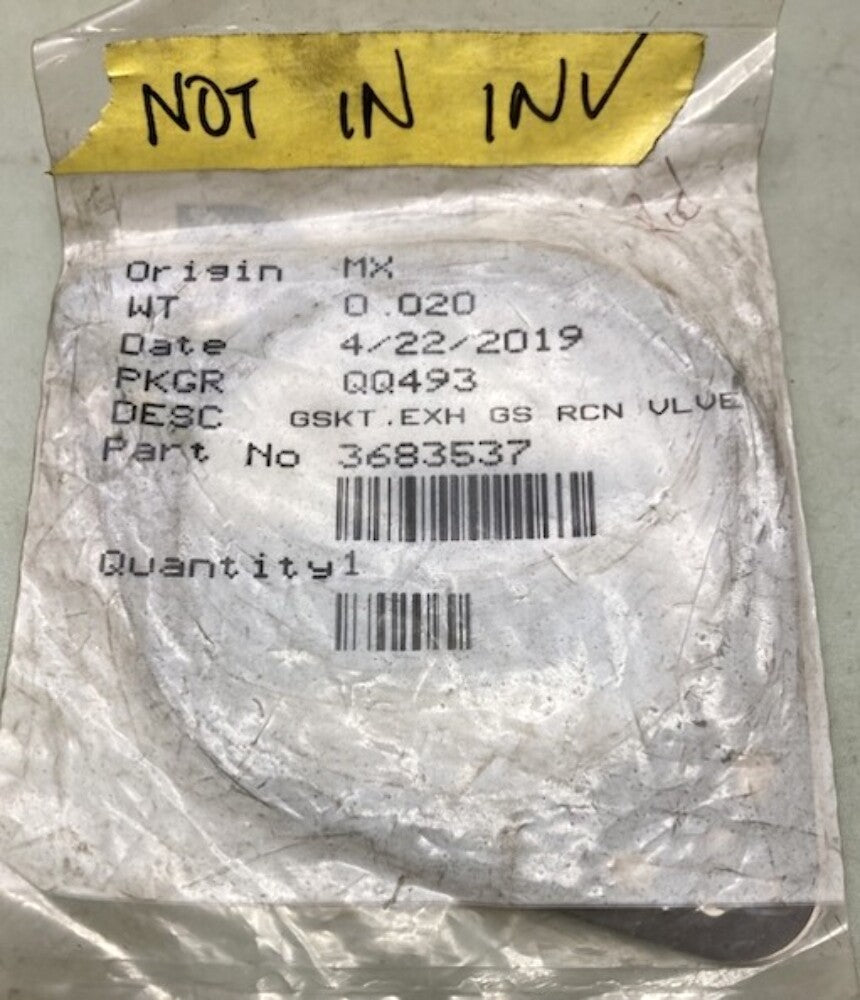 Cummins 3683537 Exhaust Gasket New Genuine