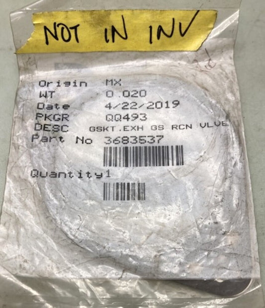 Cummins 3683537 Exhaust Gasket New Genuine