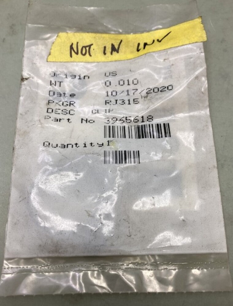 Cummins 3965618 Clip New Genuine