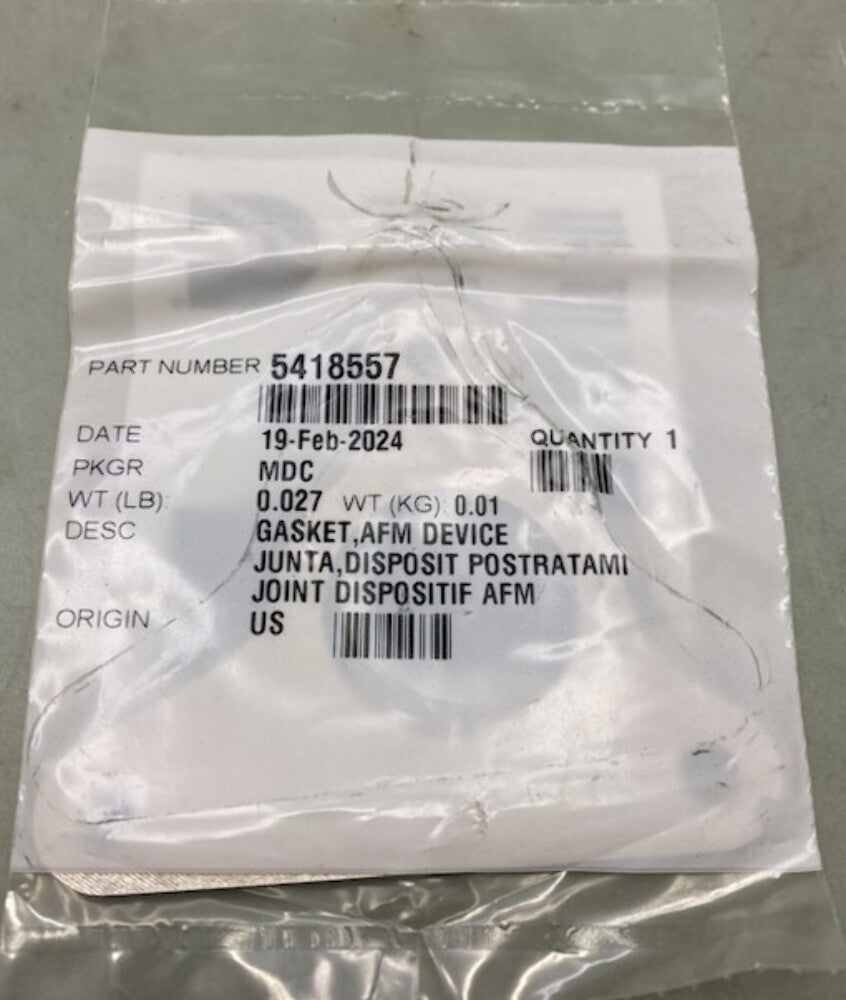 Cummins 5418557 Diesel Exhaust Fluid Valve Gasket New Genuine