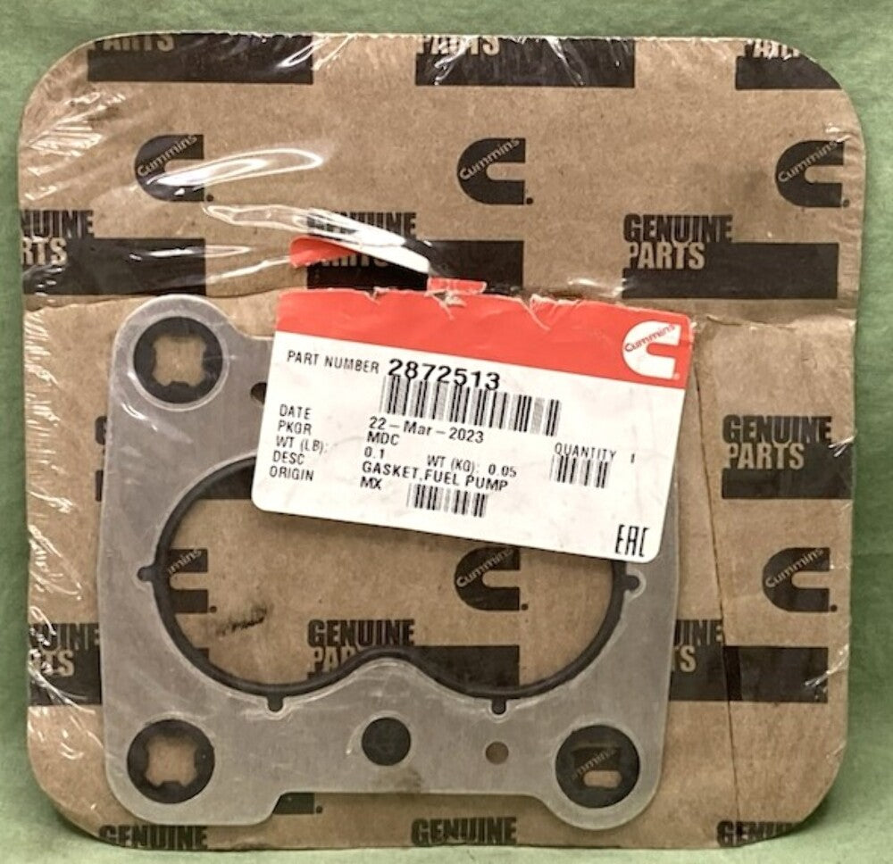 Cummins 2872513 Fuel Pump Gasket New Genuine